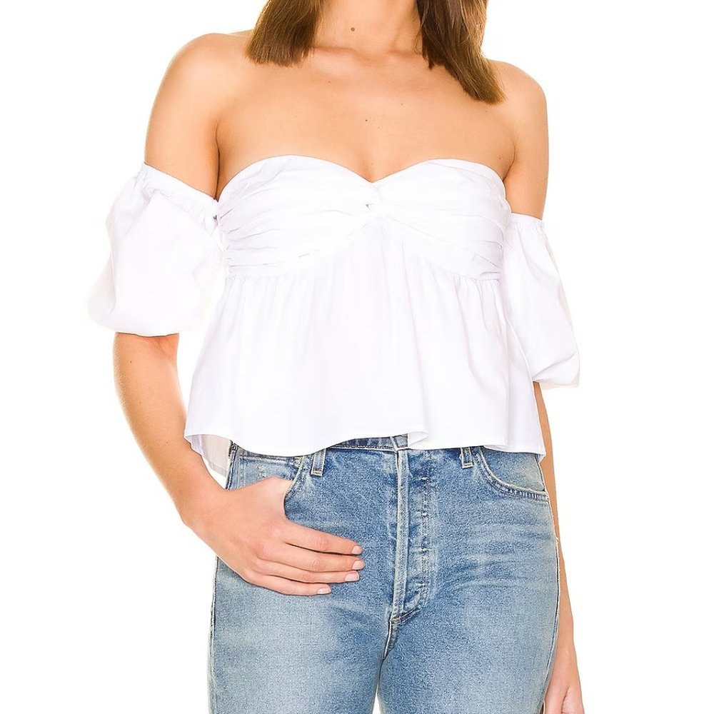 More to Come Lucy Peplum Top